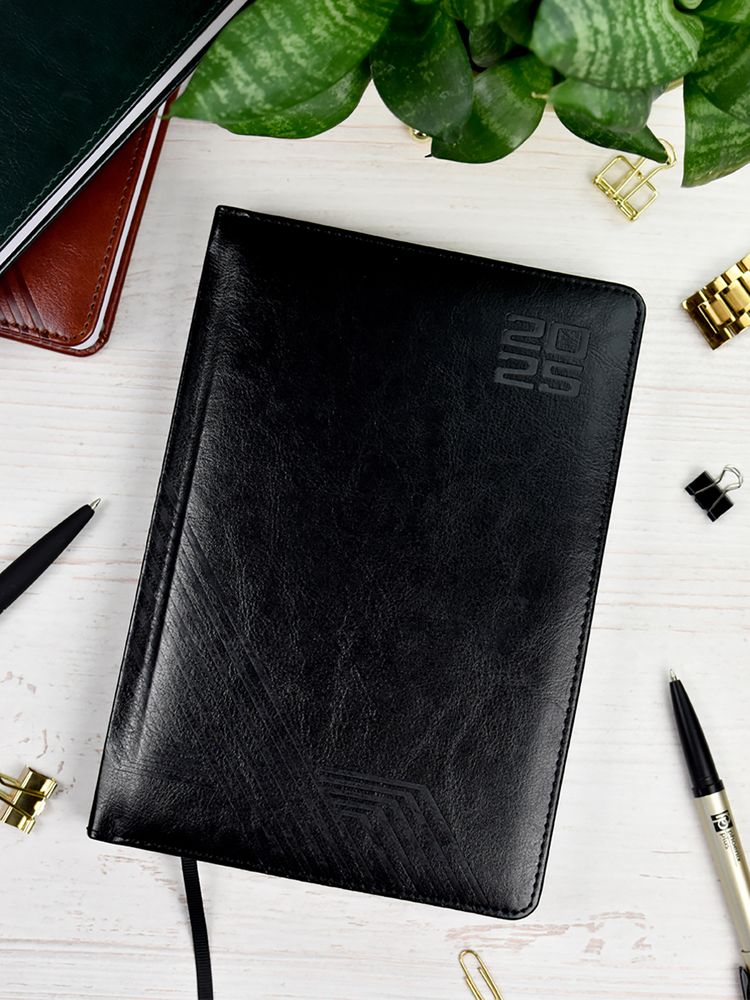 Ежедневник Faro, датированный, черный / Миниатюра WWW (1000)