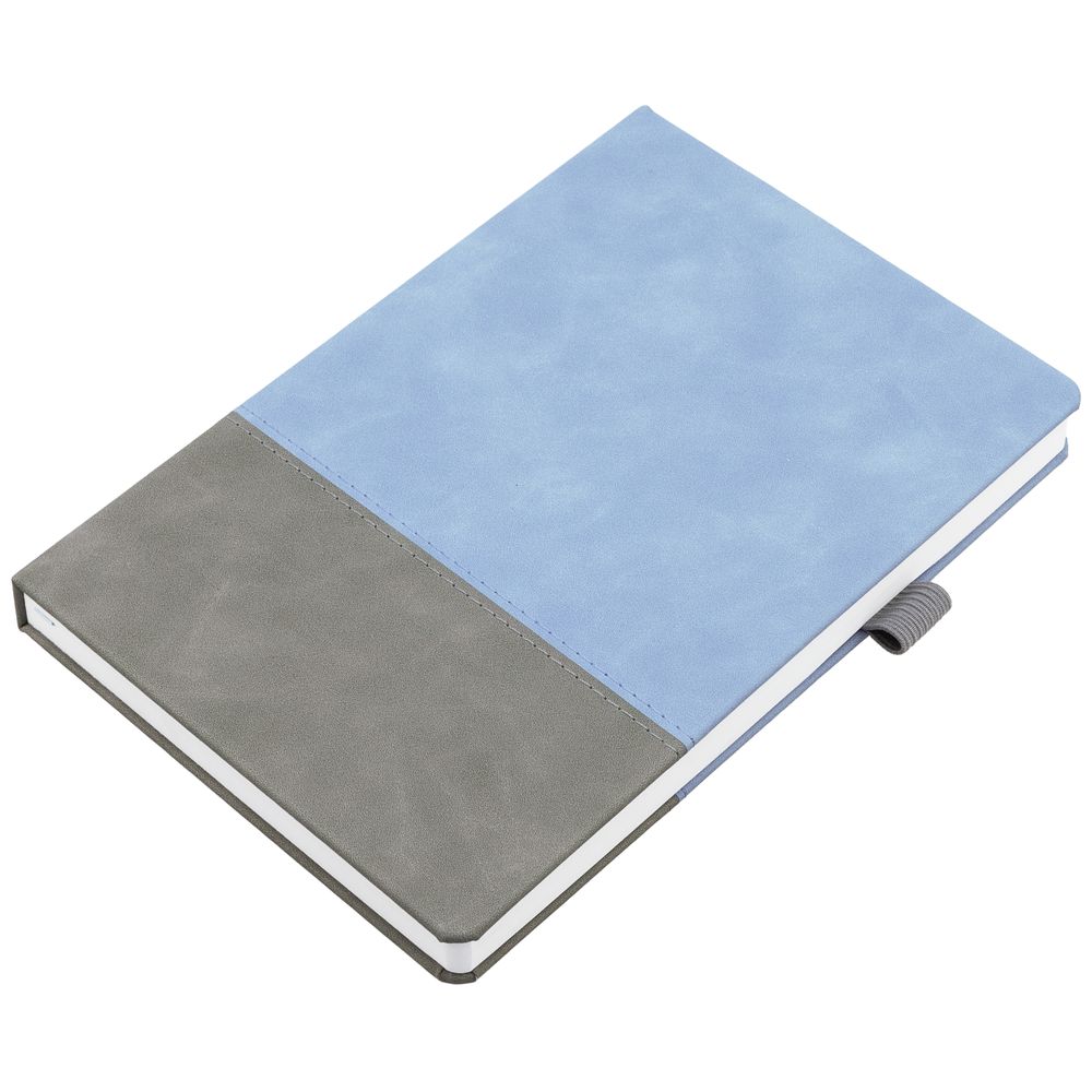 Ежедневник Horizon, недатированный, серый с голубым / Миниатюра WWW (1000)