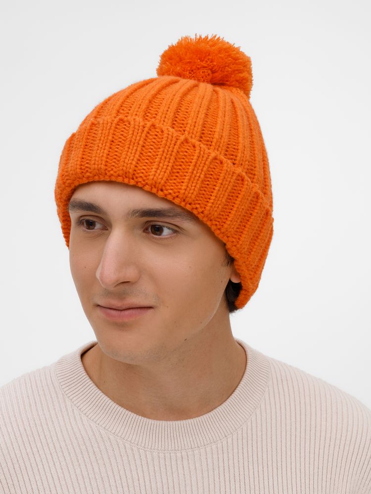 Шапка HappyGo, оранжевая / Миниатюра WWW (1000)