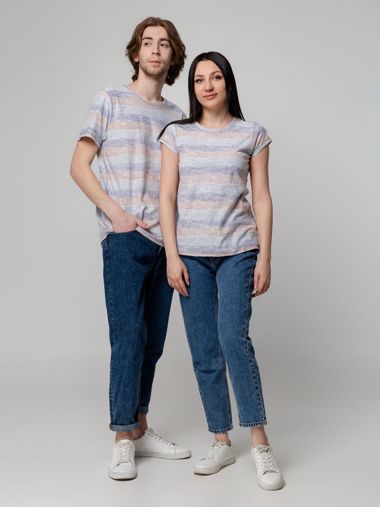 Футболка мужская Rayet двусторонняя, оранжевая с фиолетовым / Миниатюра WWW (1000)