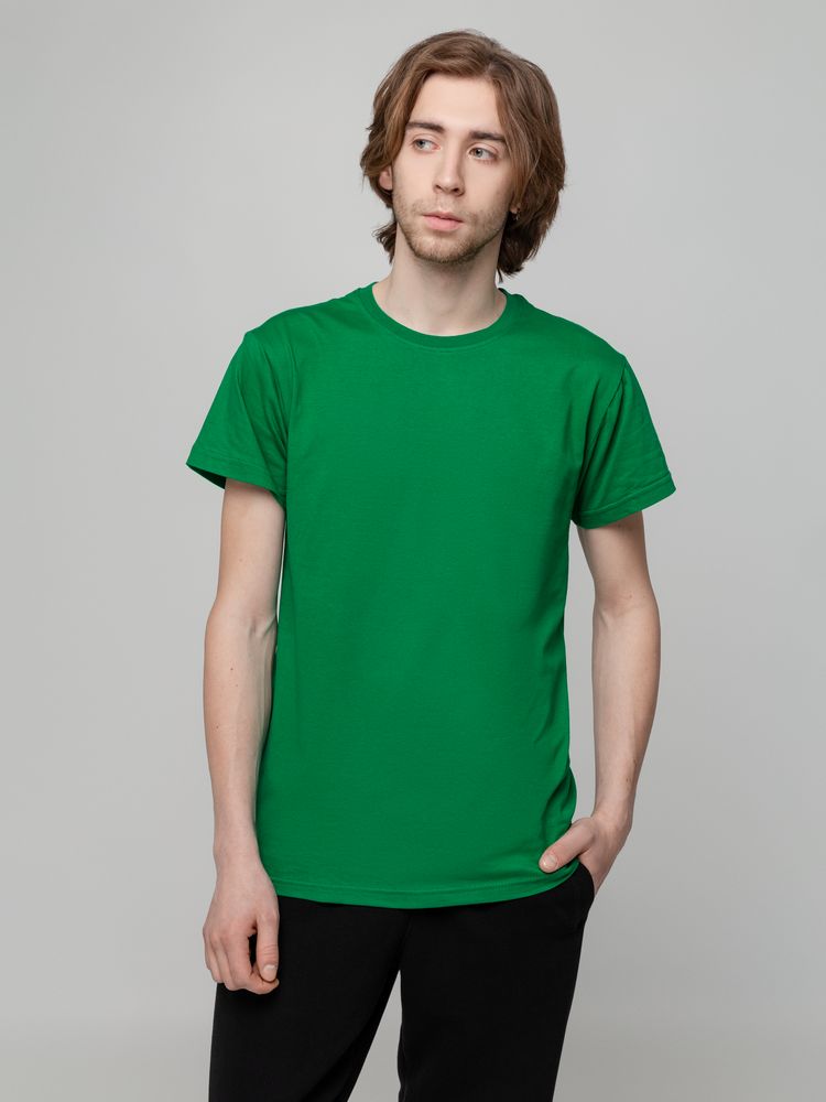 Футболка унисекс T-bolka 140, темно-зеленая / Миниатюра WWW (1000)