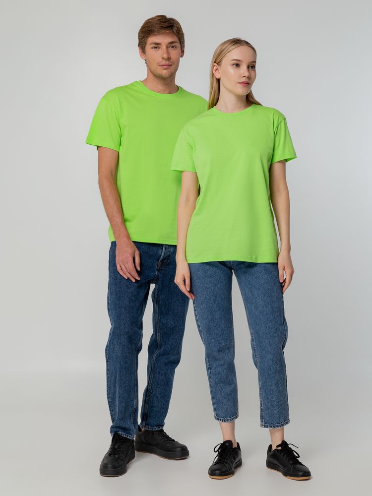 Футболка унисекс T-bolka 140, зеленое яблоко / Миниатюра WWW (1000)