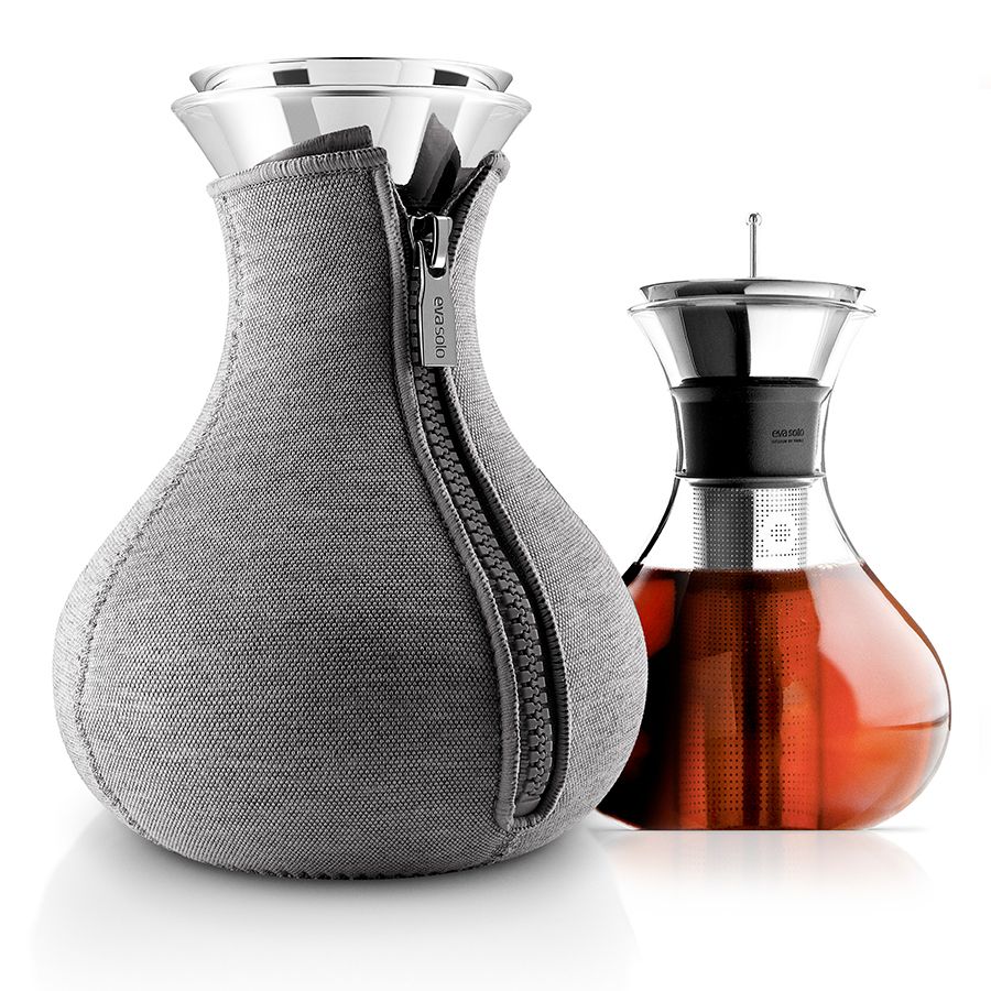 Чайник заварочный Tea Maker в чехле, темно-серый / Миниатюра WWW (1000)