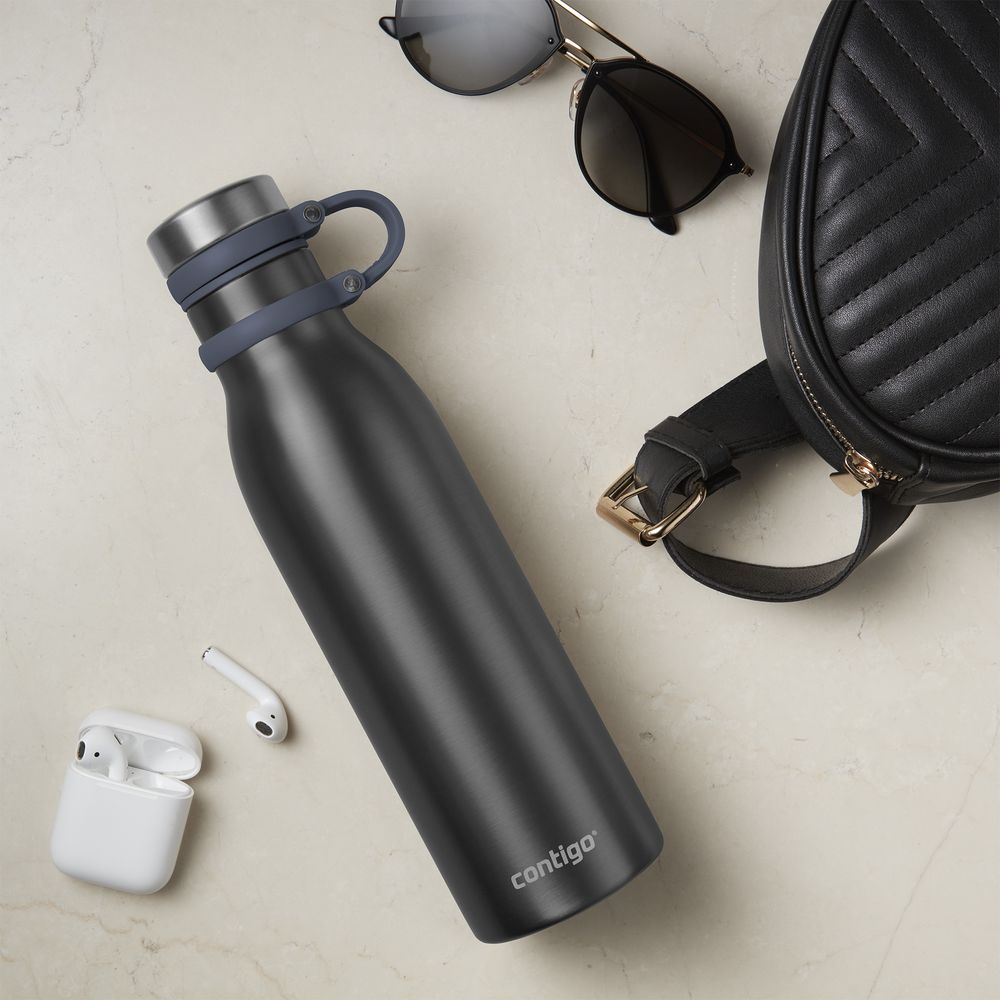 Термобутылка Matterhorn, вакуумная, серо-стальная / Миниатюра WWW (1000)