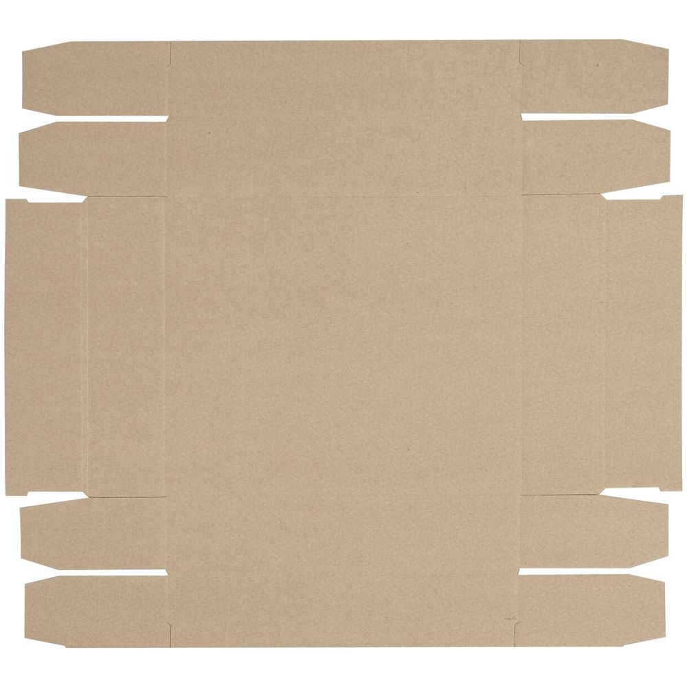 Коробка с вырубной крышкой Klap на заказ, средняя, крафт / Миниатюра WWW (1000)