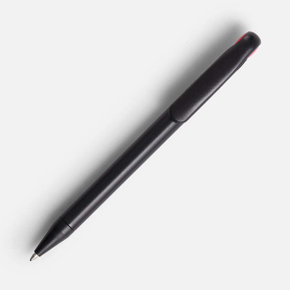 Ручка шариковая Prodir DS1 TMM Dot, черная с красным / Миниатюра WWW (1000)