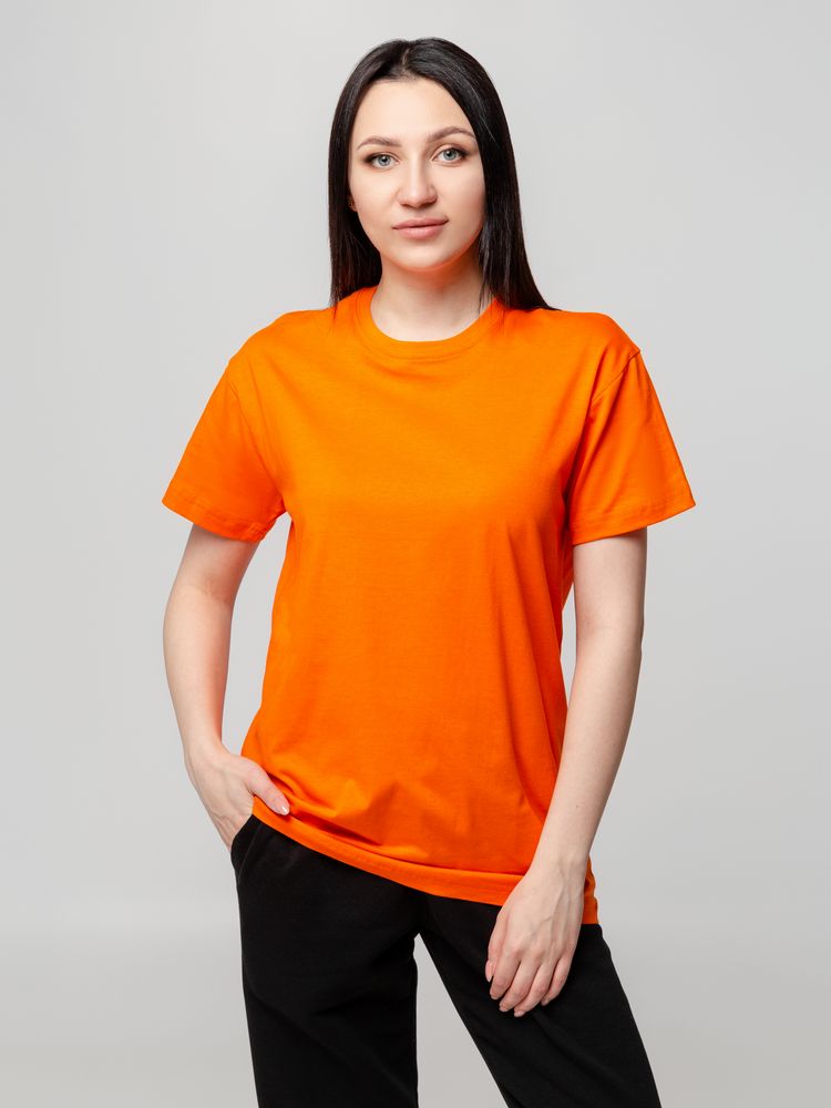 Футболка унисекс T-bolka 140, оранжевая / Миниатюра WWW (1000)