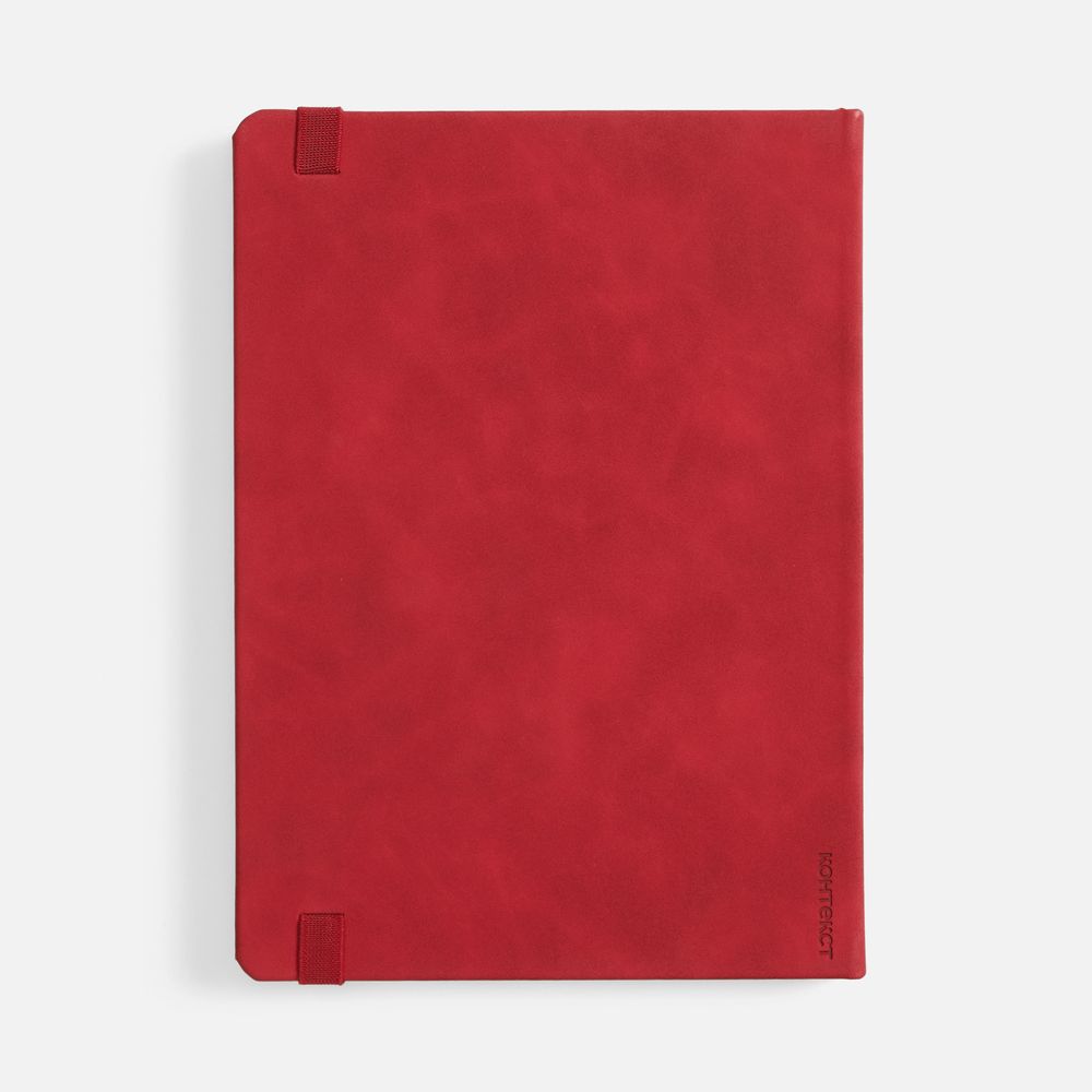 Ежедневник Urban Hard, недатированный, красный / Миниатюра WWW (1000)