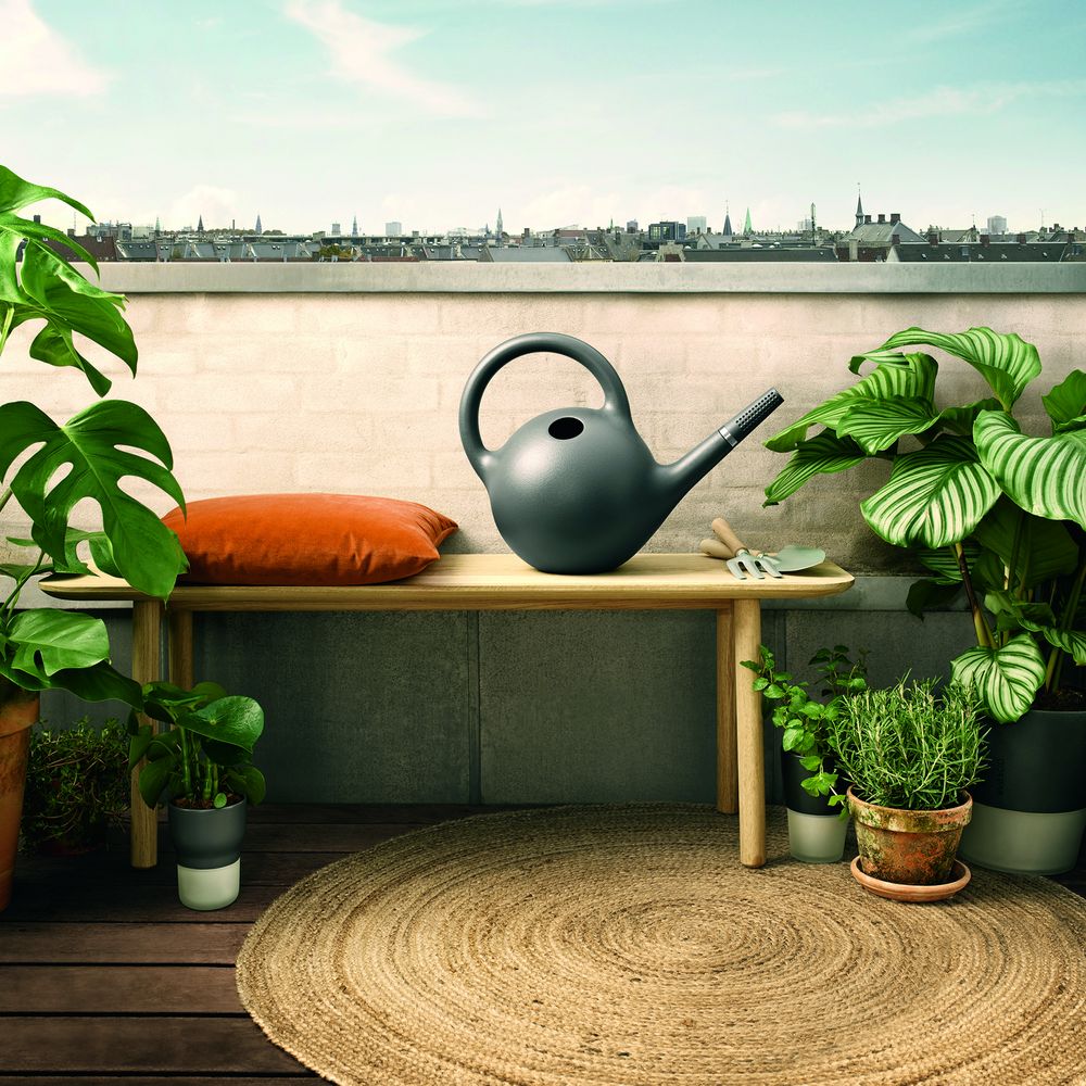 Лейка Globe, большая, серая / Миниатюра WWW (1000)