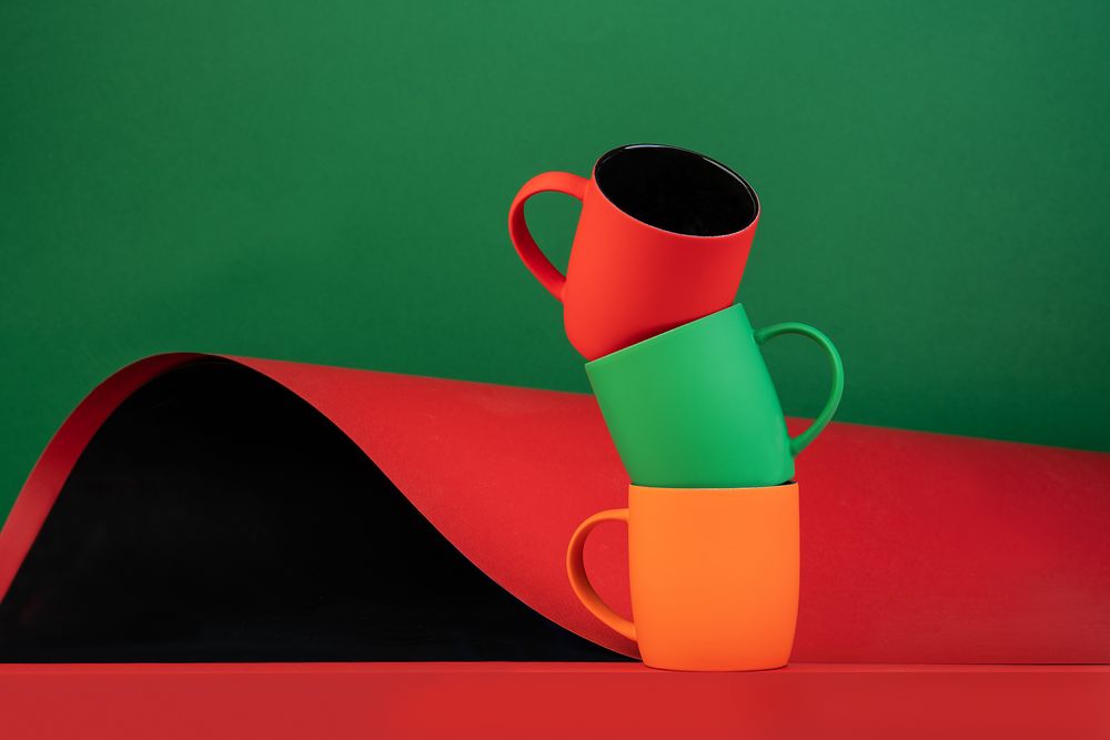 Кружка Surprise Touch Black c покрытием софт-тач, зеленая / Миниатюра WWW (1000)