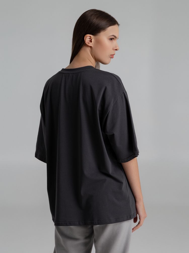 Футболка оверсайз Slope, темно-серая / Миниатюра WWW (1000)