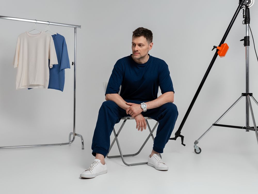 Футболка оверсайз Vozduh 2.0, темно-серая (графит) / Миниатюра WWW (1000)