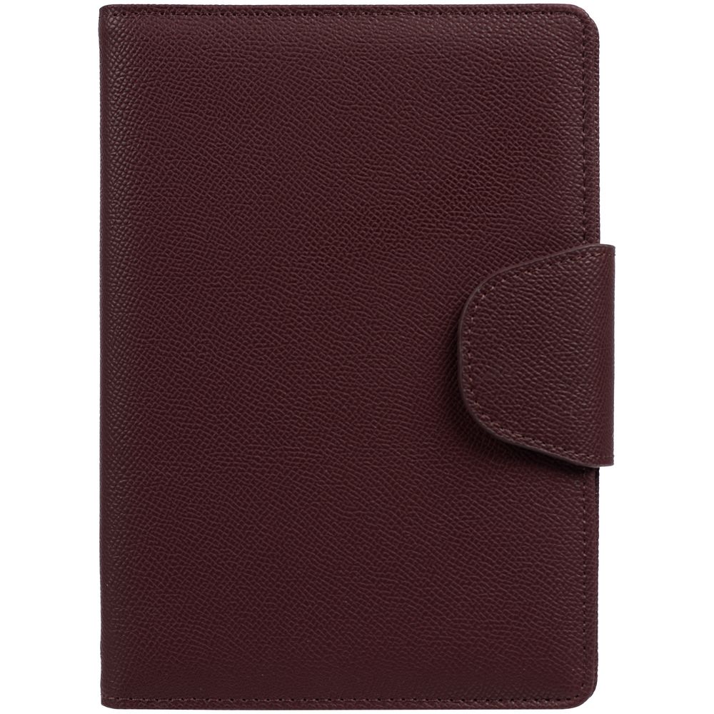 Блокнот Tactic в суперобложке, бордовый / Миниатюра WWW (1000)