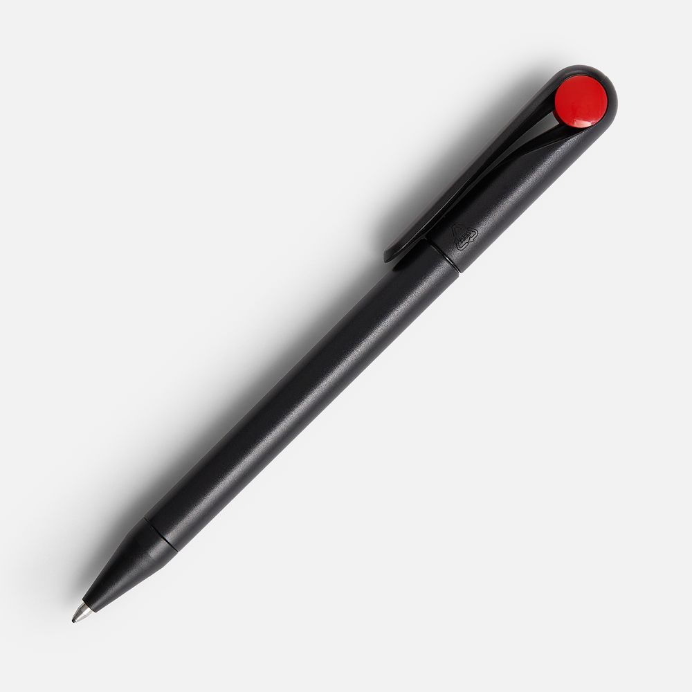 Ручка шариковая Prodir DS1 TMM Dot, черная с красным / Миниатюра WWW (1000)