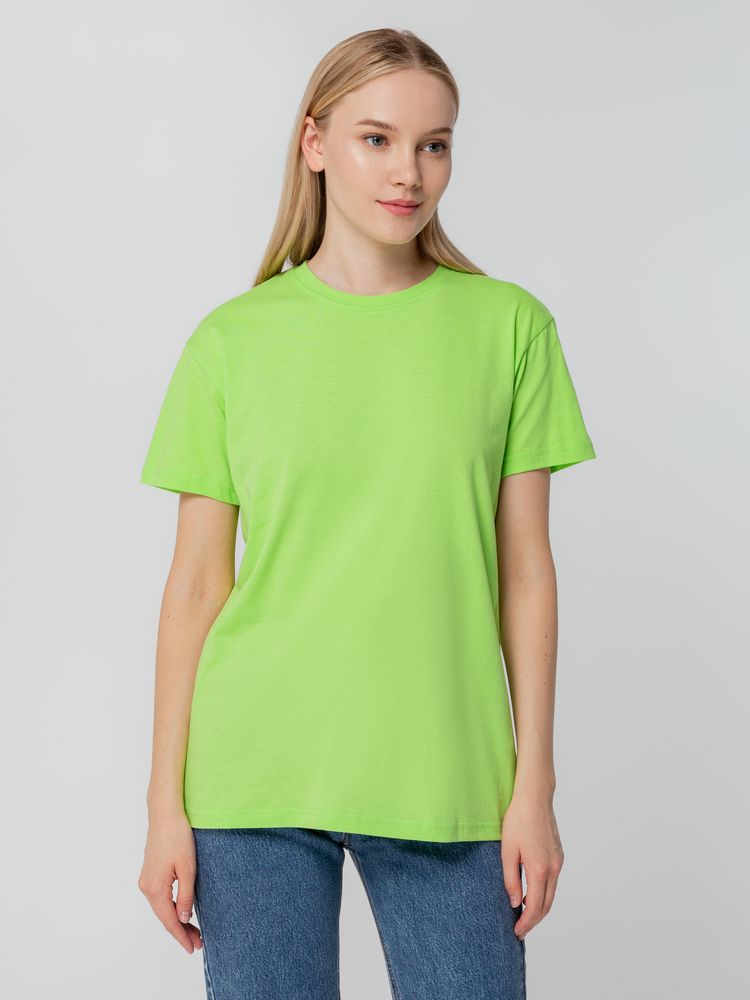 Футболка унисекс T-bolka 140, зеленое яблоко / Миниатюра WWW (1000)