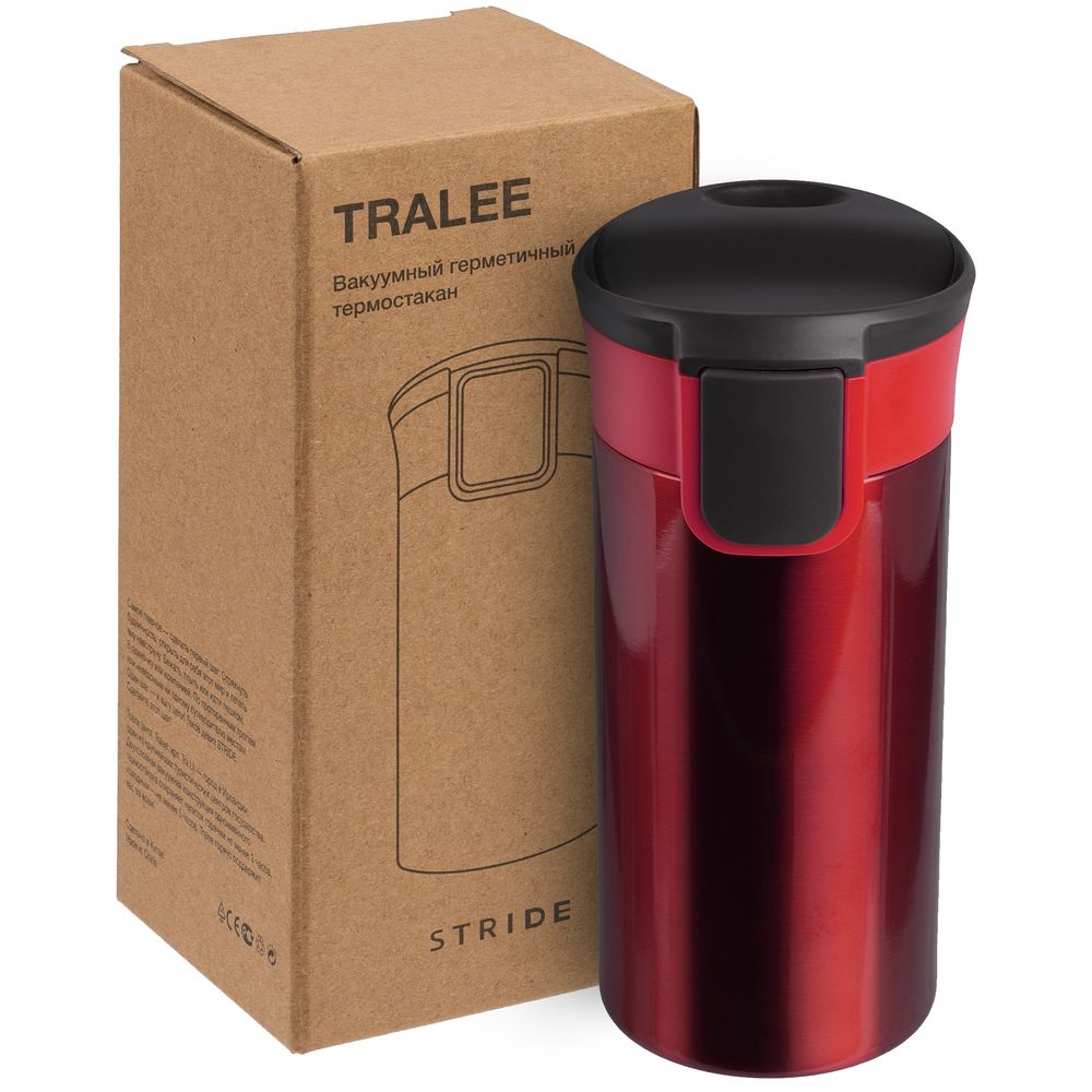 Термостакан Tralee, красный / Миниатюра WWW (1000)