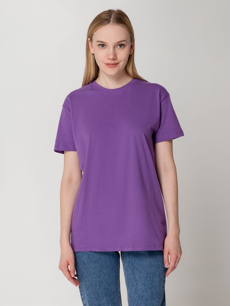 Футболка унисекс Regent 150, фиолетовая / Миниатюра WWW (1000)