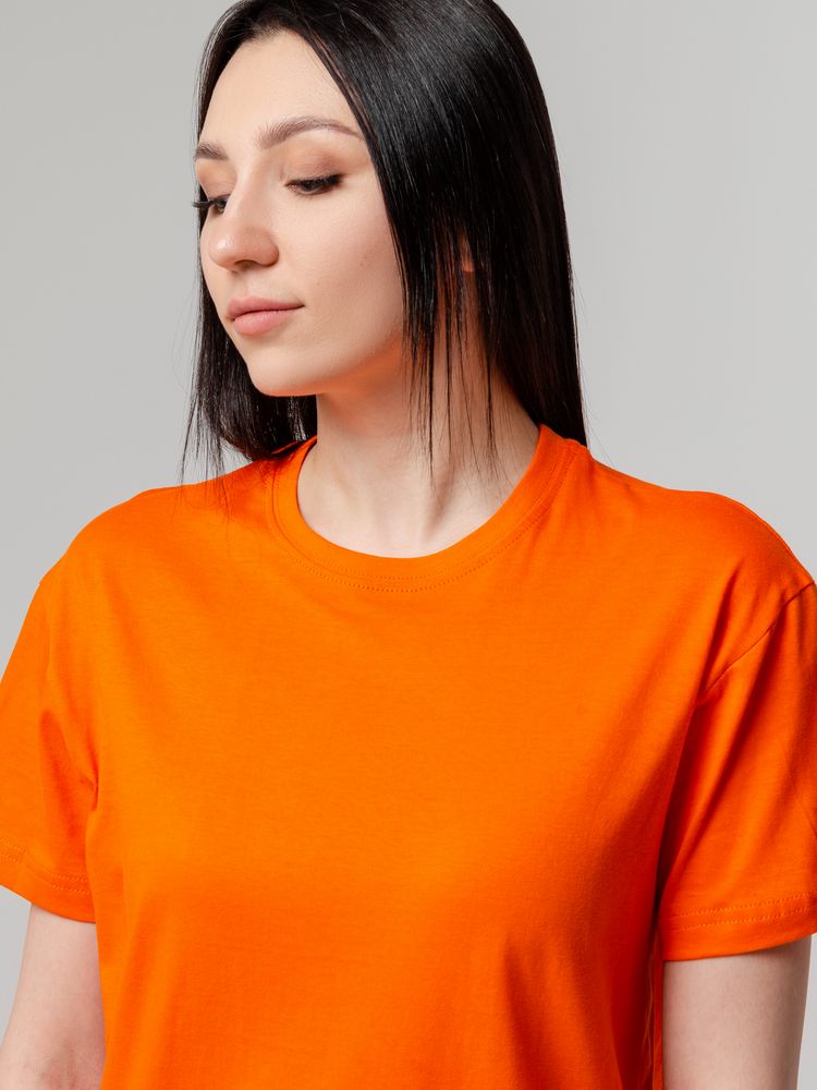 Футболка унисекс T-bolka 140, оранжевая / Миниатюра WWW (1000)