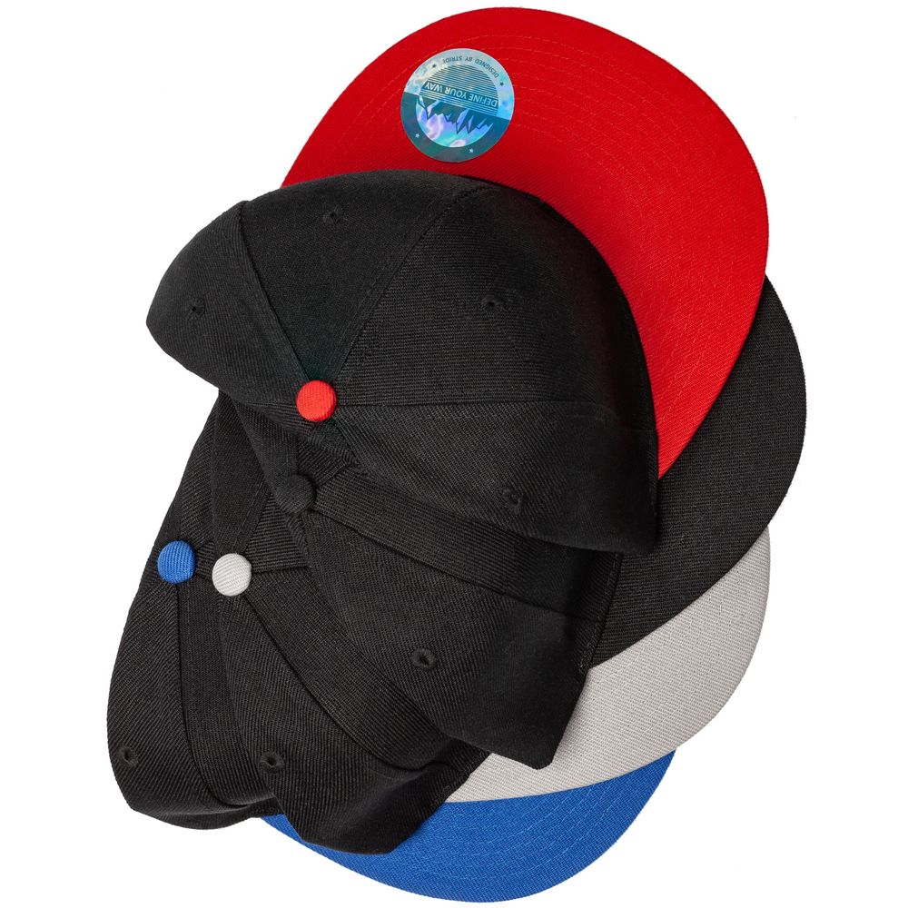 Бейсболка Ben Hope с прямым козырьком, черная / Миниатюра WWW (1000)