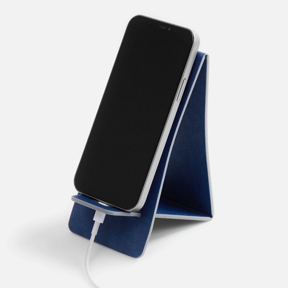 Подставка для телефона Petrus, синяя / Миниатюра WWW (1000)