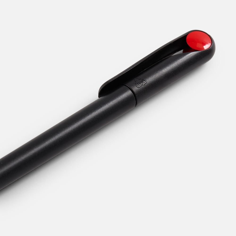 Ручка шариковая Prodir DS1 TMM Dot, черная с красным / Миниатюра WWW (1000)