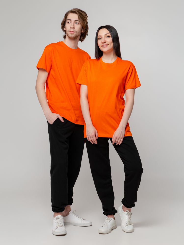 Футболка унисекс T-bolka 140, оранжевая / Миниатюра WWW (1000)