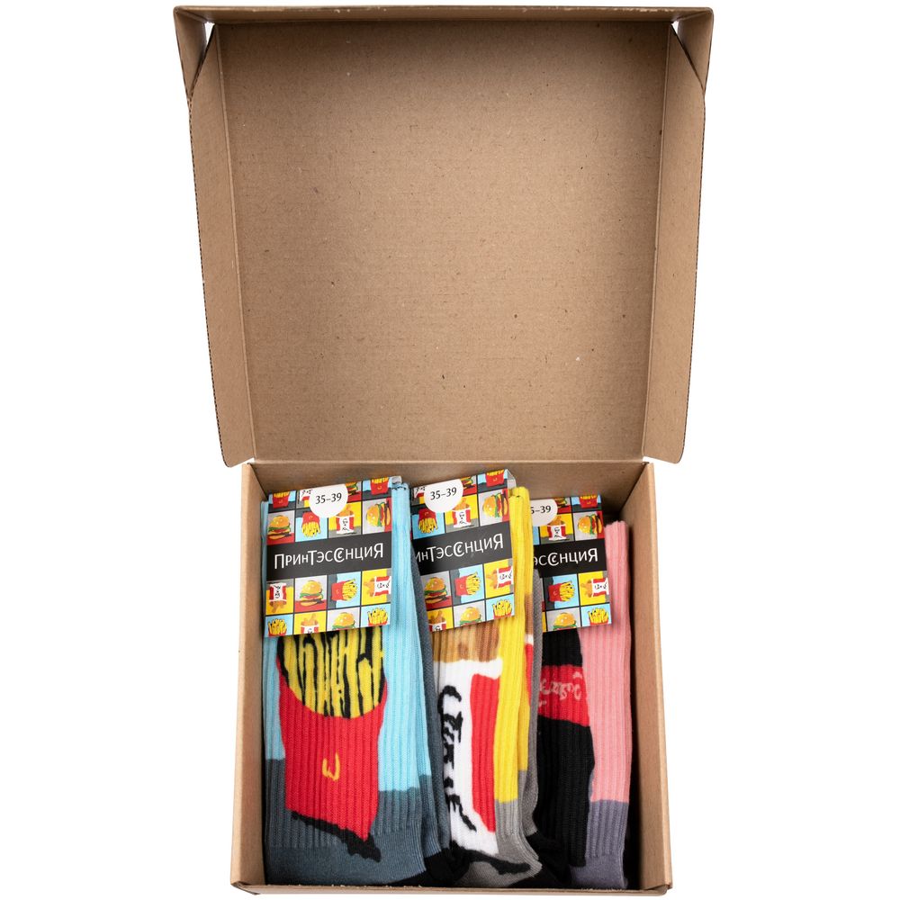 Набор носков «Фастфуд» / Миниатюра WWW (1000)