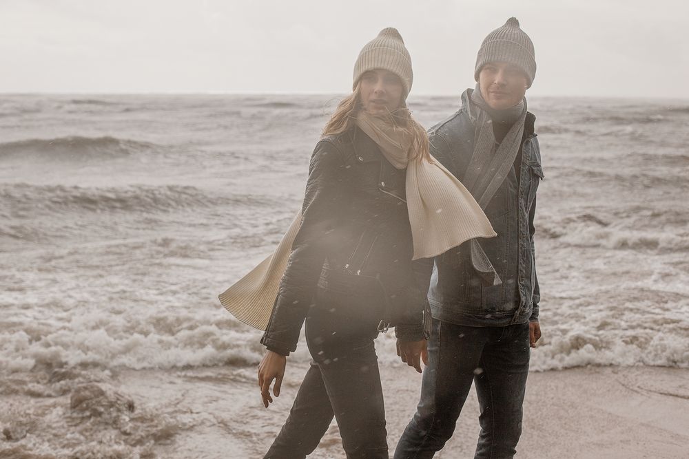 Шарф Stout, молочно-белый / Миниатюра WWW (1000)