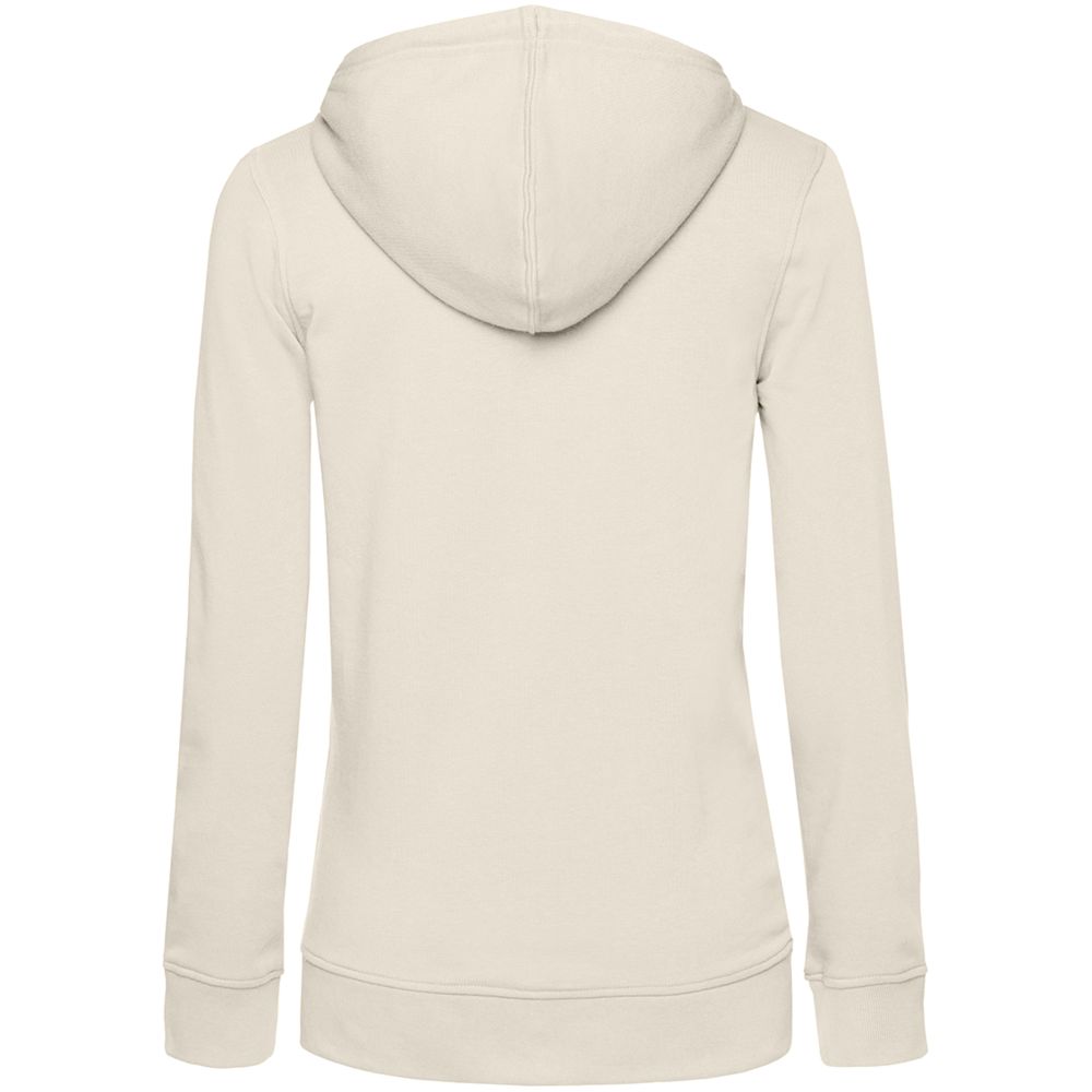 Толстовка на молнии с капюшоном женская BNC Organic, молочно-белая / Миниатюра WWW (1000)