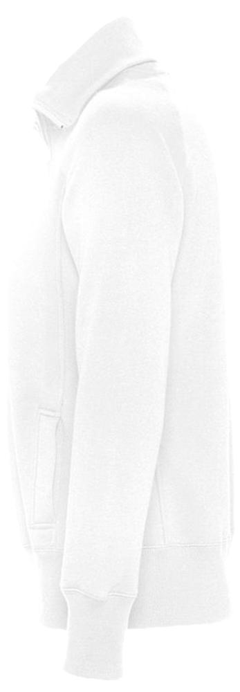 Толстовка женская на молнии Soda 280 белая / Миниатюра WWW (1000)