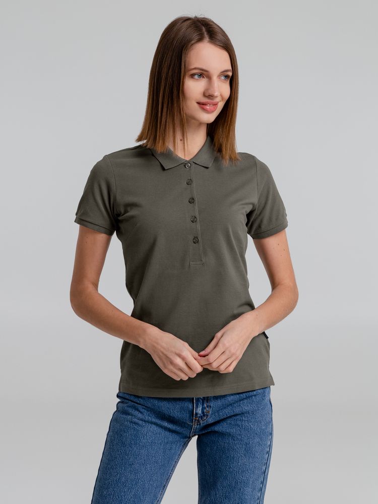 Рубашка поло женская Neptune, темно-серая / Миниатюра WWW (1000)