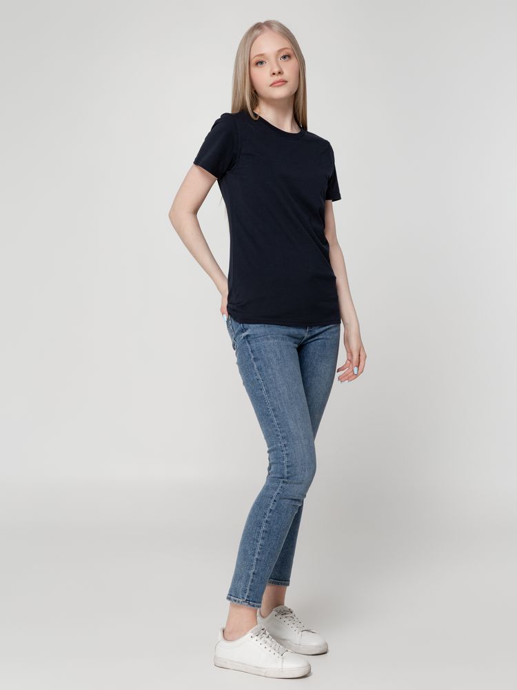 Футболка женская T-bolka Lady, темно-синяя / Миниатюра WWW (1000)