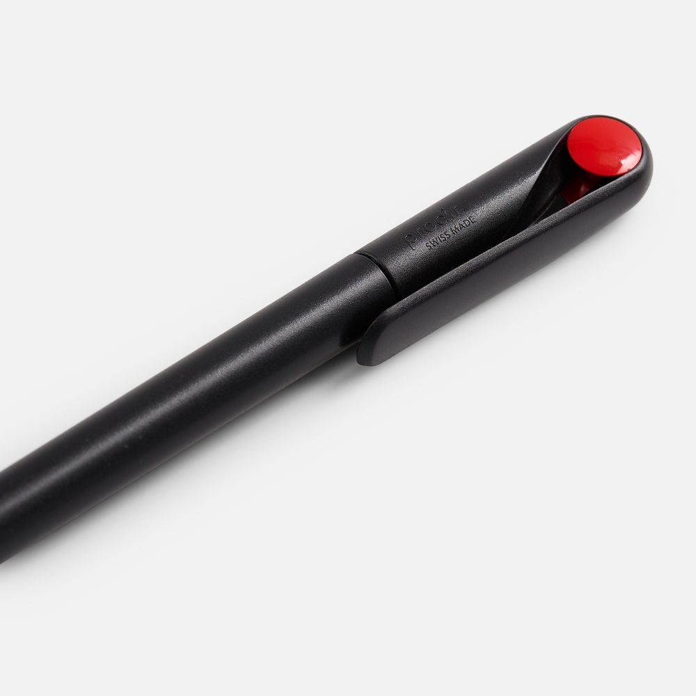 Ручка шариковая Prodir DS1 TMM Dot, черная с красным / Миниатюра WWW (1000)