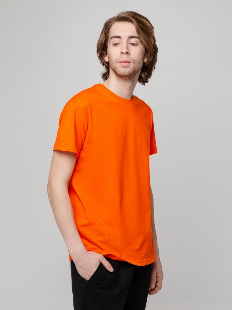 Футболка унисекс T-bolka 140, оранжевая / Миниатюра WWW (1000)