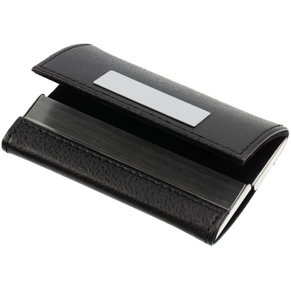 Футляр для визиток Sides, черный / Миниатюра WWW (1000)