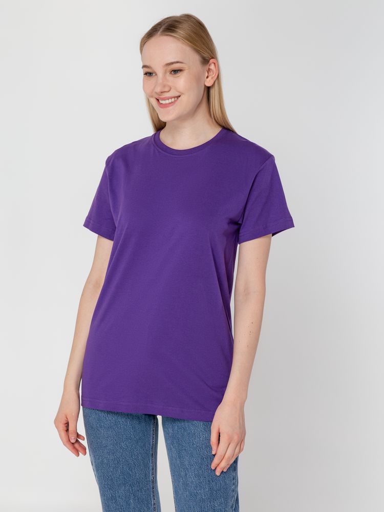 Футболка унисекс T-Bolka 160, фиолетовая / Миниатюра WWW (1000)