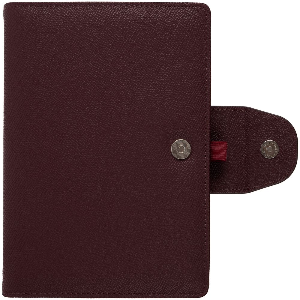 Блокнот Tactic в суперобложке, бордовый / Миниатюра WWW (1000)