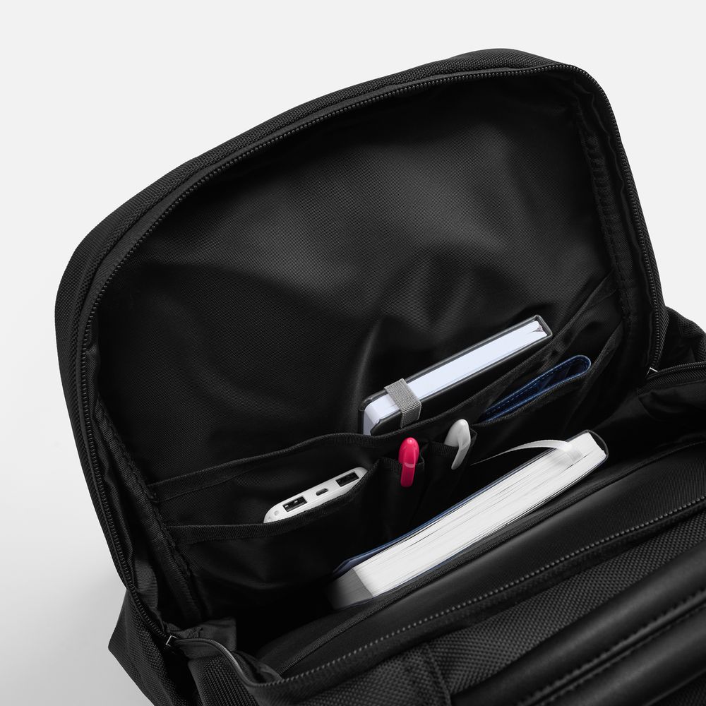 Рюкзак neoPolis, черный / Миниатюра WWW (1000)