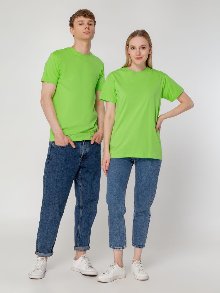 Футболка унисекс T-Bolka 160, зеленое яблоко / Миниатюра WWW (1000)