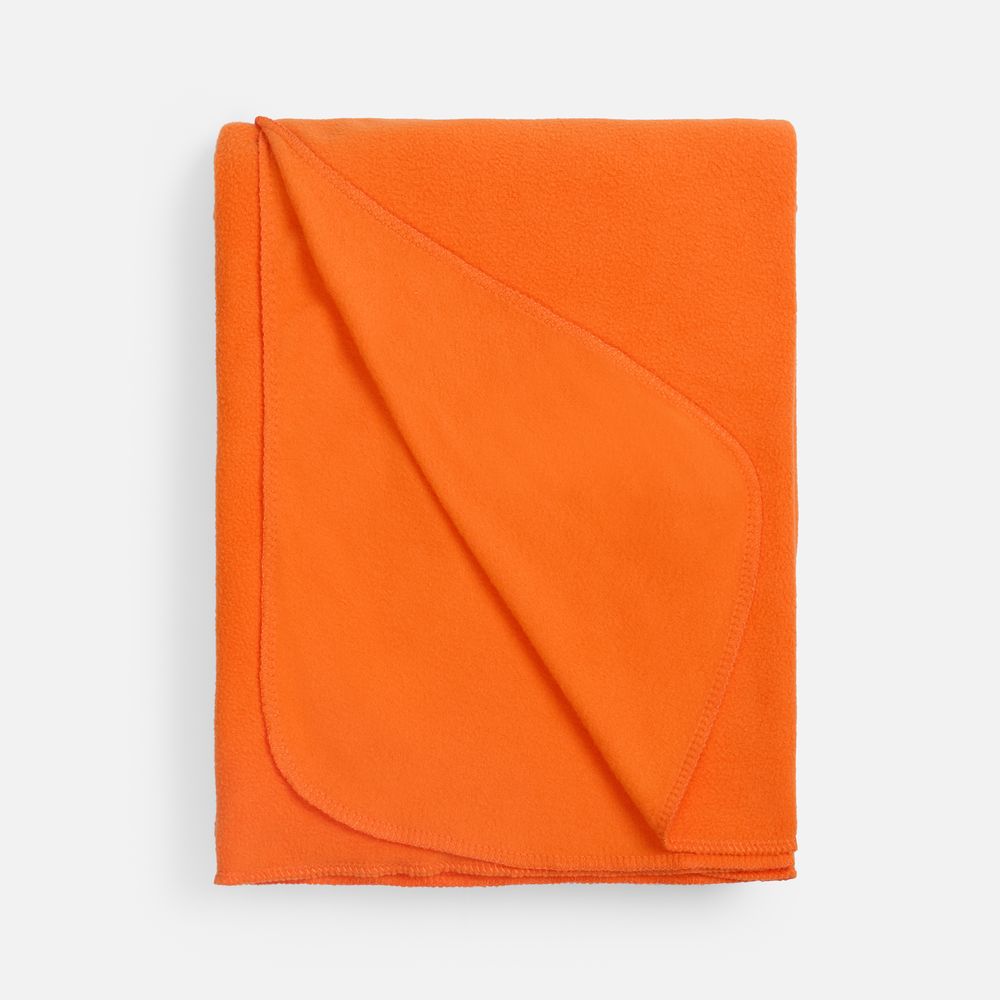 Флисовый плед Warm&Peace XL, оранжевый / Миниатюра WWW (1000)