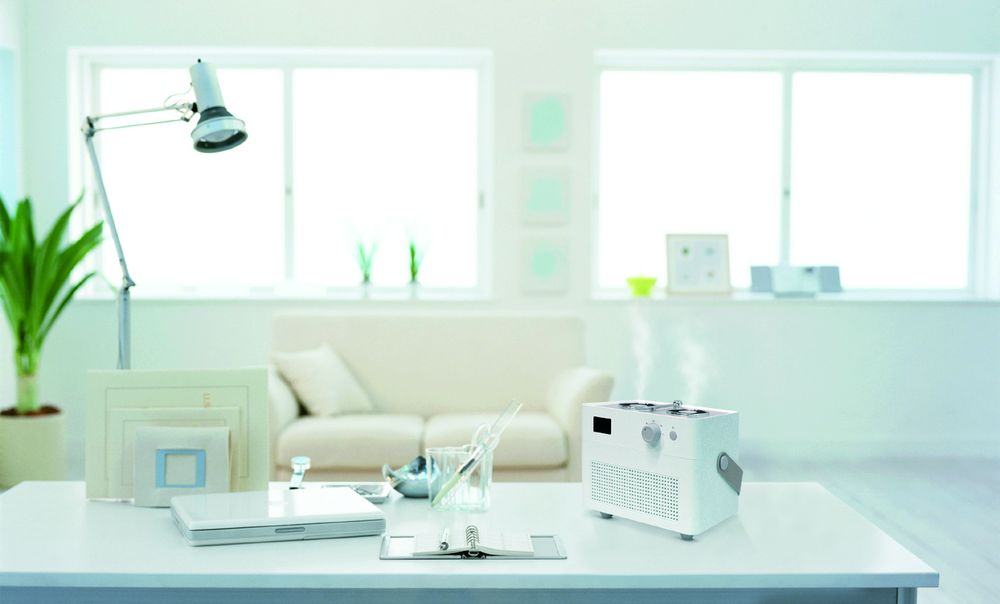 Переносной увлажнитель-ароматизатор с подсветкой Breathe at Ease, белый / Миниатюра WWW (1000)