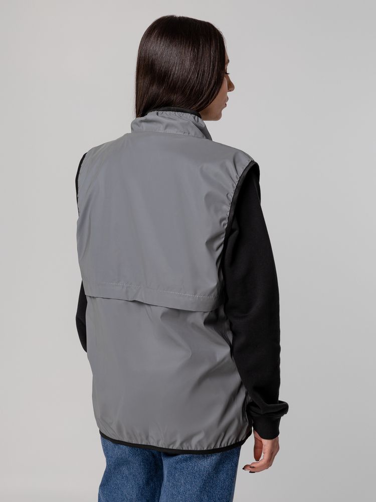 Жилет двусторонний Manifest из светоотражающей ткани, серый / Миниатюра WWW (1000)