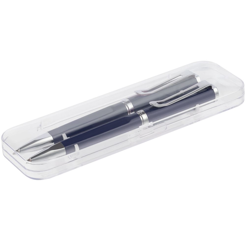 Набор Phase: ручка и карандаш, синий / Миниатюра WWW (1000)