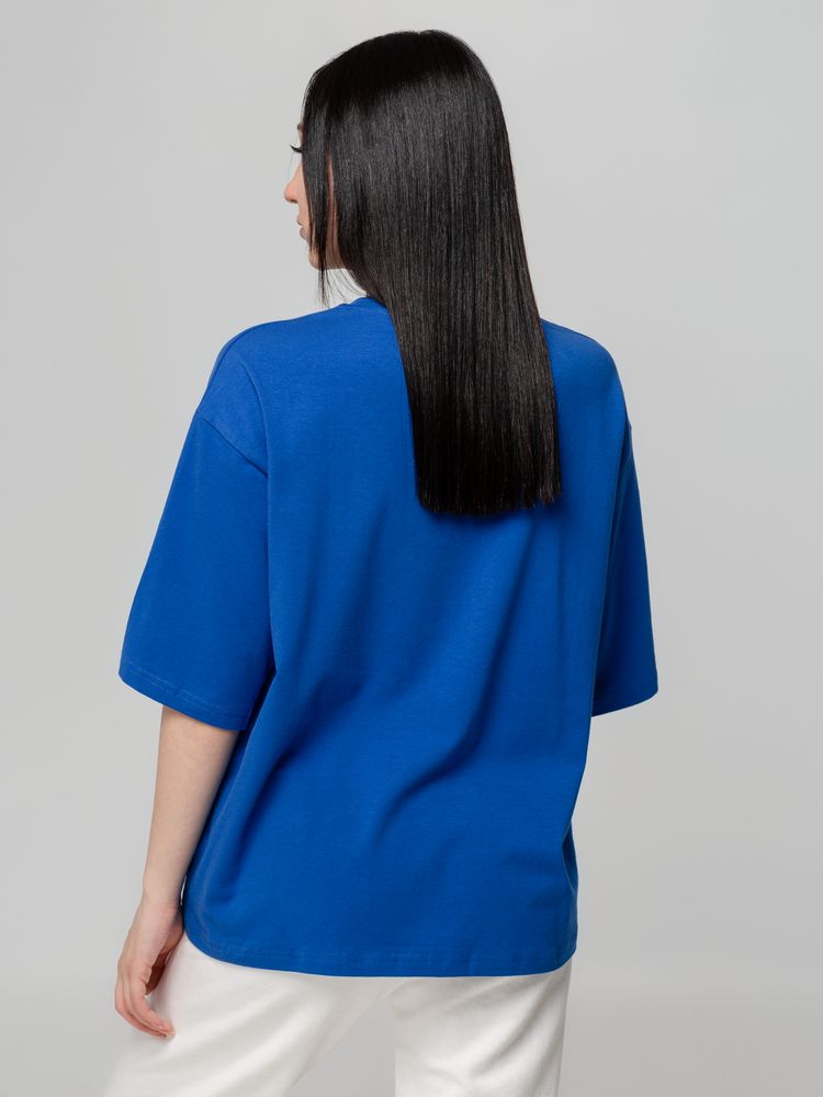 Футболка унисекс оверсайз Street Vibes, ярко-синяя / Миниатюра WWW (1000)