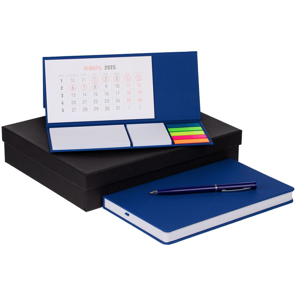 Набор Grade с календарем, синий / Миниатюра WWW (1000)