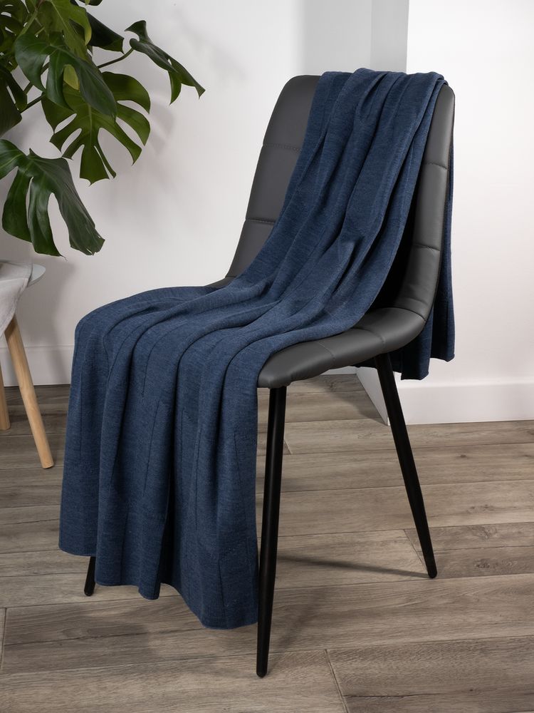 Плед Rombus, синий меланж (джинс) / Миниатюра WWW (1000)