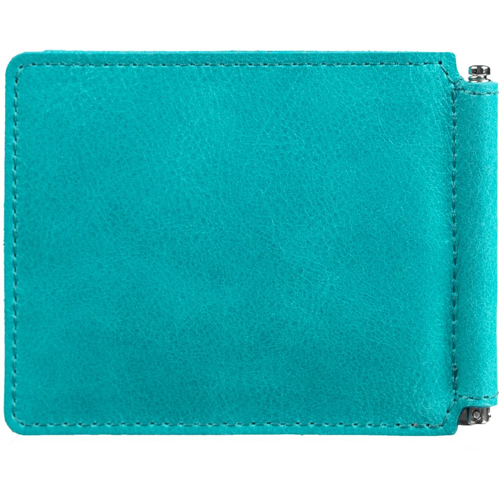 Зажим для купюр Apache, бирюзовый / Миниатюра WWW (1000)