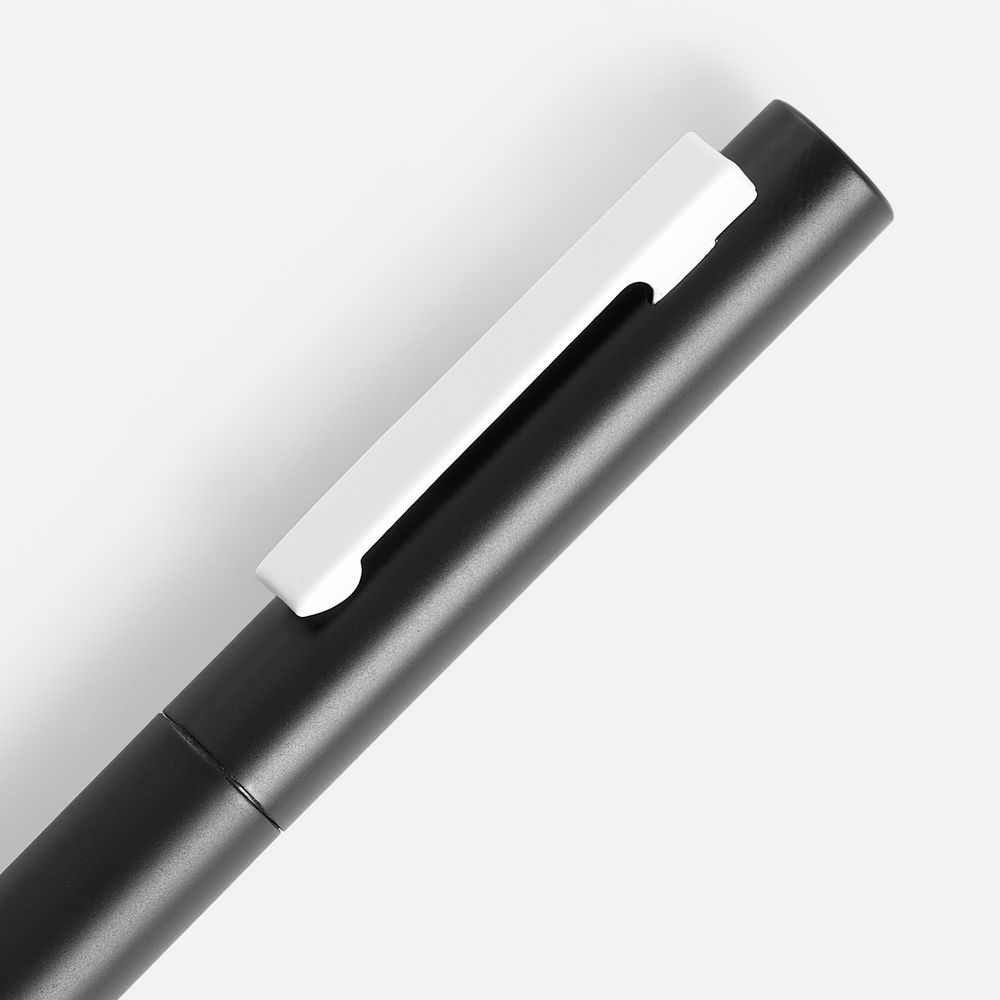 Ручка шариковая Inkolor, черная с белым / Миниатюра WWW (1000)