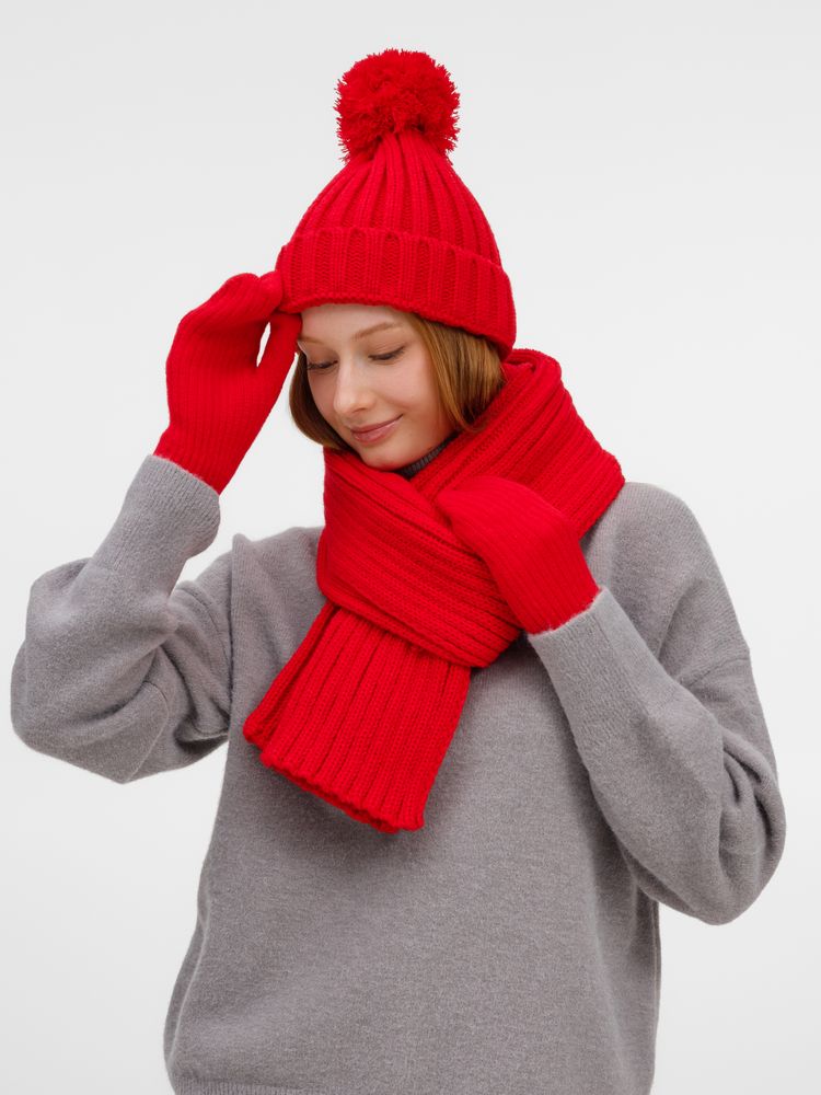 Шапка HappyGo, красная / Миниатюра WWW (1000)