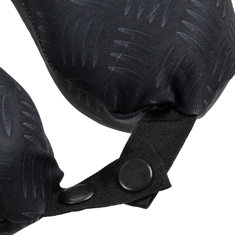 Подушка дорожная Hard Work Black, черная / Миниатюра WWW (1000)